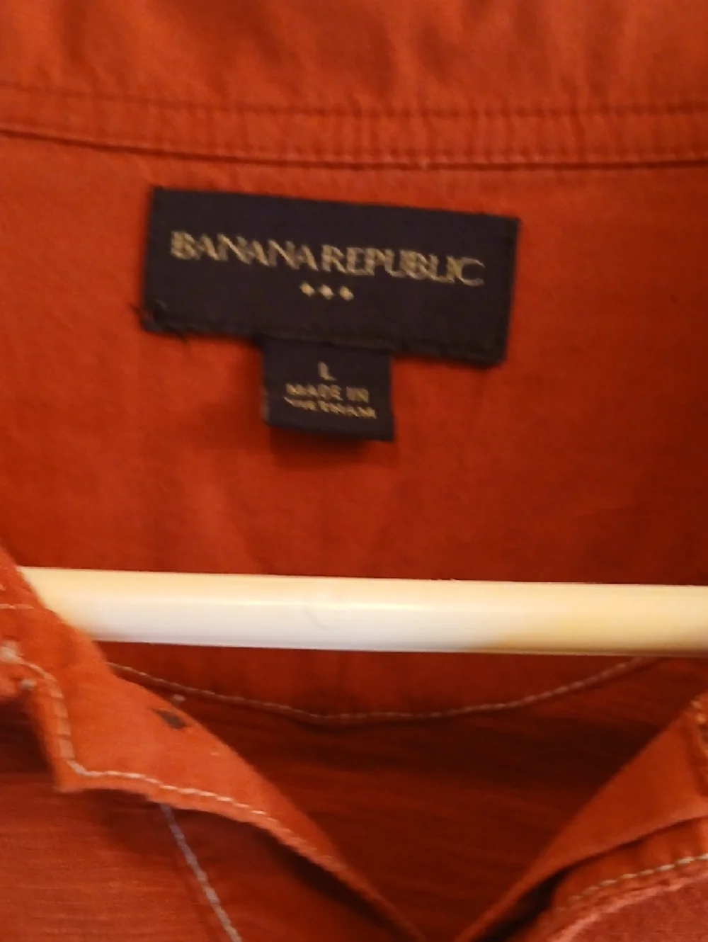 Banana Republic Men's Red‎ Polo,casual .sz.L.
